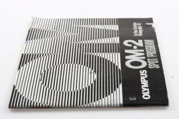 Olympus OM-2 Spot/Program Instructions manual