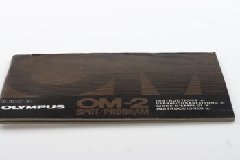 Olympus OM-2 Spot/Program Gebrauchsanleitung (En/De/Fr/Es)