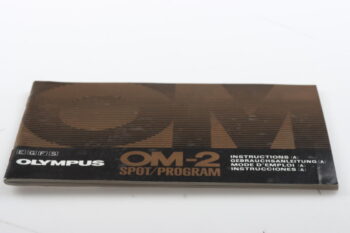 Olympus OM-2 Spot/Program Gebrauchsanleitung (En/De/Fr/Es)
