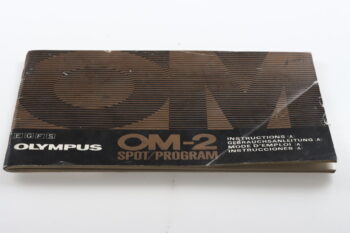 Olympus OM-2 Spot/Program Gebrauchsanleitung (En/De/Fr/Es)