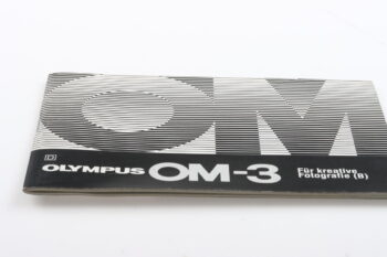 Olympus OM-3 Gebrauchsanleitung (En/De/Fr/Es)