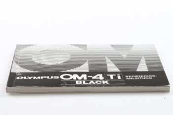 Olympus OM-4 Ti Black Gebrauchsanleitung