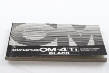 Olympus OM-4 Ti Black Gebrauchsanleitung