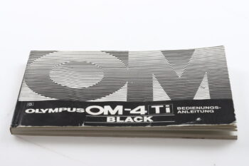 Olympus OM-4 Ti Black Gebrauchsanleitung