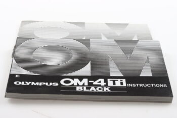 Olympus OM-4 Ti Black Instructions Manual