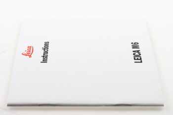 Leica M6 Instructions Manual