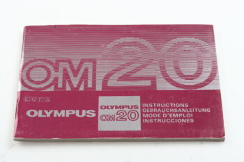 Olympus OM-20 Gebrauchsanleitung (En/Ge/Es/Fr)