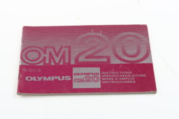 Olympus OM-20 Gebrauchsanleitung (En/Ge/Es/Fr)