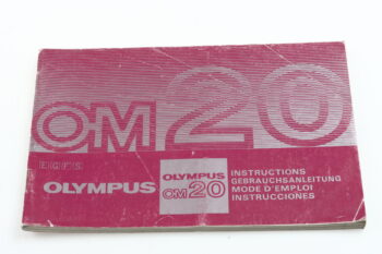 Olympus OM-20 Gebrauchsanleitung (En/Ge/Es/Fr)