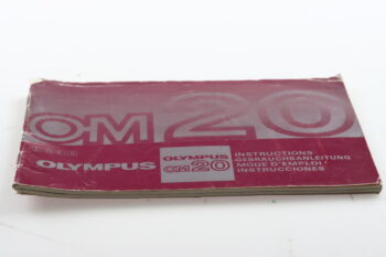 Olympus OM-20 Gebrauchsanleitung (En/Ge/It/Fr)