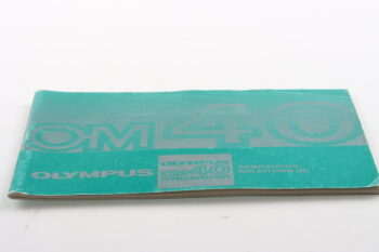 Olympus OM-40 Program Gebrauchsanleitung