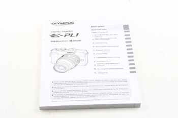 Olympus E-PL1 Digital Camera Instruction Manual
