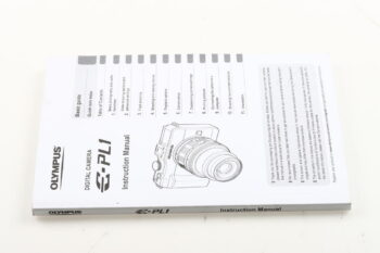 Olympus E-PL1 Digital Camera Instruction Manual