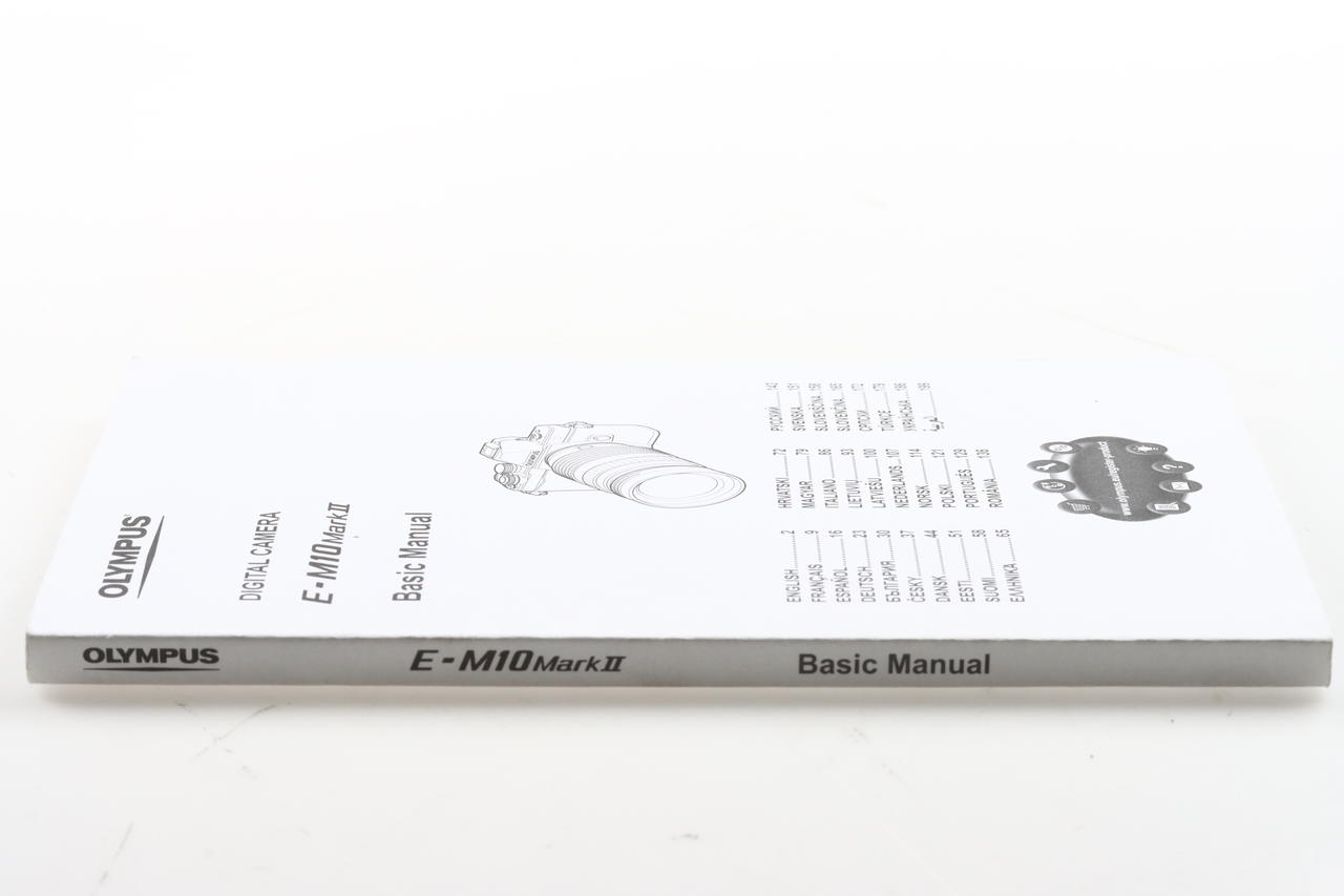 Olympus E-M10 Mark II Digital Camera Basic Manual (mehrsprachig)