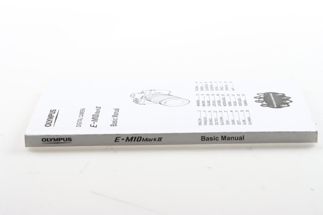 Olympus E-M10 Mark II Digital Camera Basic Manual (mehrsprachig)