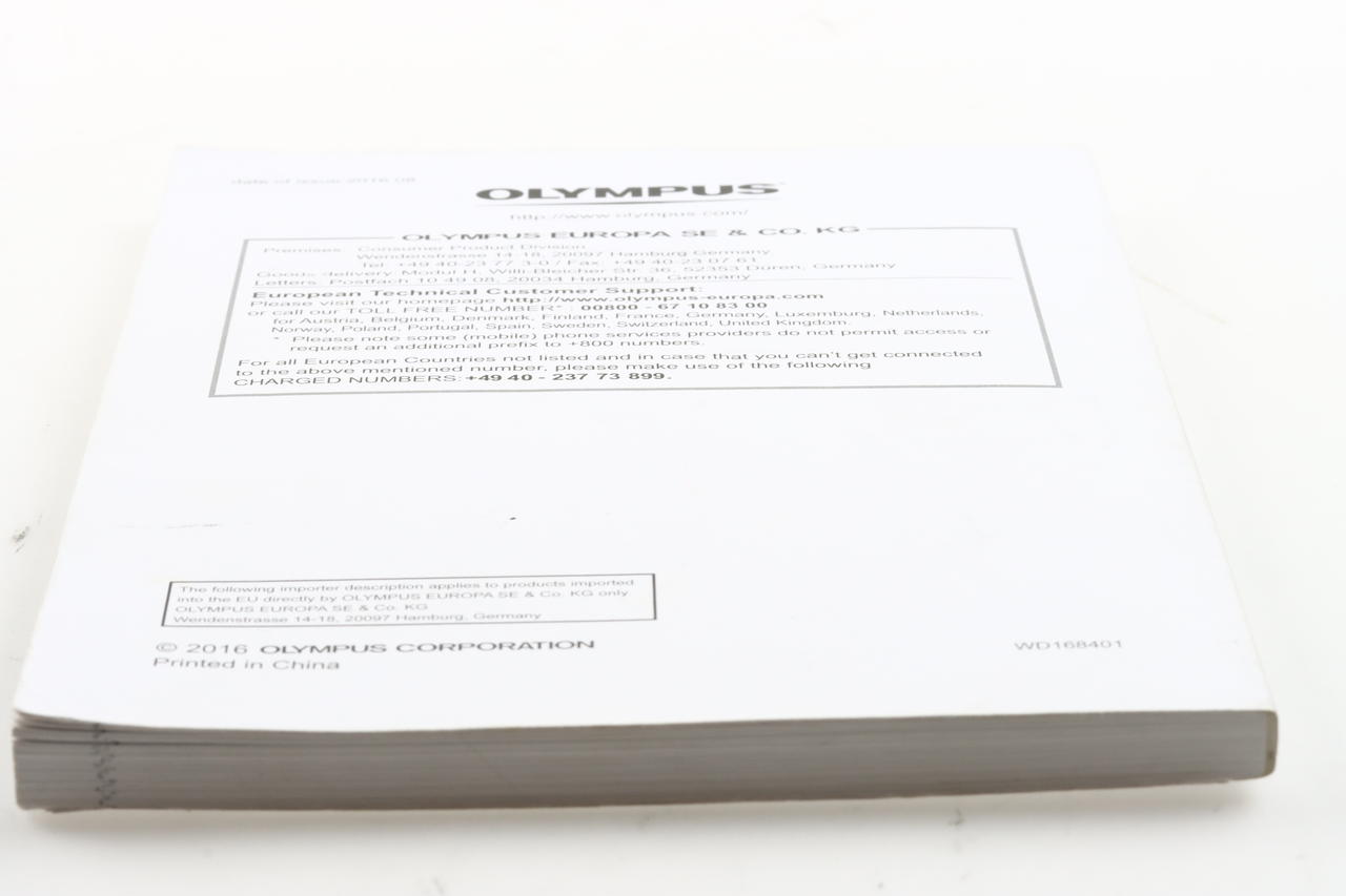 Olympus E-M1 Mark II Digital Camera Basic Manual (mehrsprachig)