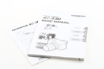 Olympus E-330 Digital Camera Basic Manual (En/Fr/Es/Ge)