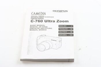 Olympus C-760 Digital Camera Basic Manual (En/Fr/Es/Ge)