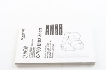 Olympus C-760 Digital Camera Basic Manual (En/Fr/Es/Ge)