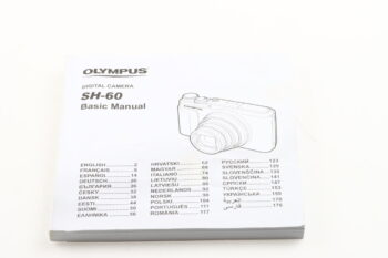 Olympus SH-60 Digital Camera Basic Manual (Mehrsprachig)