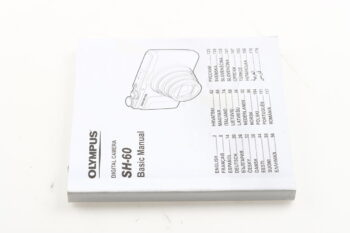 Olympus SH-60 Digital Camera Basic Manual (Mehrsprachig)