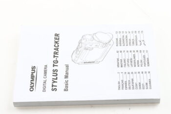 Olympus Stylus TG-Tracker Digital Camera Basic Manual (Mehrsprachig)
