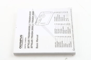 Olympus Stylus Tough 6020/3000 Digital Camera Basic Manual (mehrsprachig)