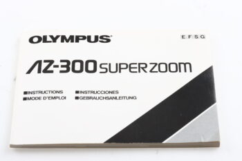 Olympus AZ-300 Superzoom Gebrauchsanleitung (En/Fr/Es/Ge)