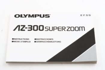 Olympus AZ-300 Superzoom Gebrauchsanleitung (En/Fr/Es/Ge)
