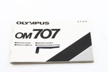 Olympus OM 707 Superzoom Gebrauchsanleitung (En/Fr/Es/Ge)