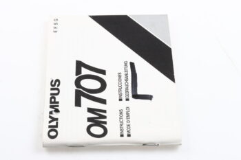 Olympus OM 707 Superzoom Gebrauchsanleitung (En/Fr/Es/Ge)