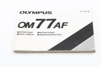 Olympus OM 77AF Superzoom Gebrauchsanleitung (En/Fr/Es/Ge)