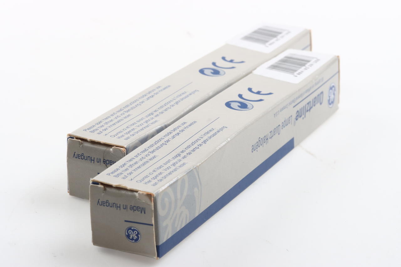 GE K12 Halogen Lampe T3/CL 240V 150W 2 Stück