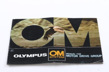 Olympus Motor drive group - Instructions manual