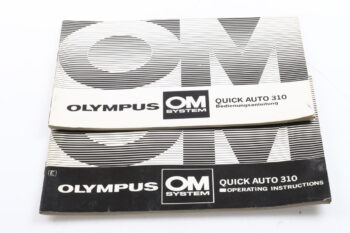 Olympus Quick Auto 310 Blitz Bedienungsanleitung (En/De)