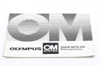 Olympus Quick Auto 310 Blitz Bedienungsanleitung (En/De)