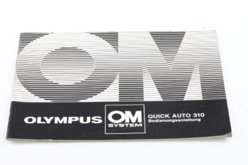 Olympus Quick Auto 310 Blitz Bedienungsanleitung (En/De)