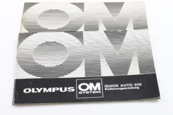 Olympus Quick Auto 310 Blitz Bedienungsanleitung (En/De)