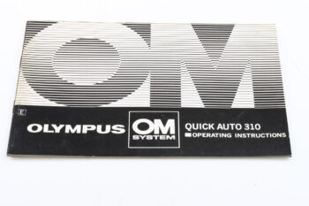 Olympus Quick Auto 310 Blitz Bedienungsanleitung (En/De)