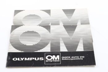 Olympus Quick Auto 310 Blitz Bedienungsanleitung (En/De)