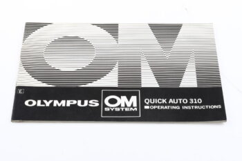 Olympus Quick Auto 310 Blitz Bedienungsanleitung (En/De)
