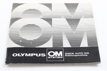Olympus Quick Auto 310 Blitz Bedienungsanleitung (En/De)