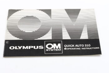 Olympus Quick Auto 310 Blitz Bedienungsanleitung (En/De)
