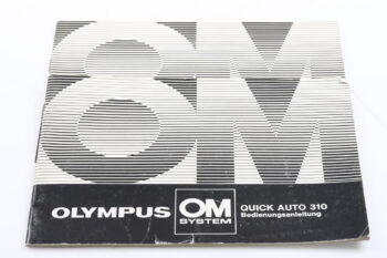 Olympus Quick Auto 310 Blitz Bedienungsanleitung (En/De)
