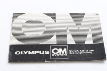 Olympus Quick Auto 310 Blitz Bedienungsanleitung (En/De)