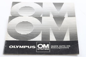 Olympus Quick Auto 310 Blitz Bedienungsanleitung (En/De)