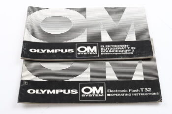 Olympus T-32 Blitzgerät Bedienungsanleitung (En/De)