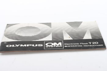Olympus T-20 Blitzgerät Bedienungsanleitung (En/De)