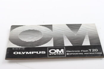 Olympus T-20 Blitzgerät Bedienungsanleitung (En/De/Fr/Es)