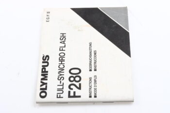 Olympus F280 Blitzgerät Bedienungsanleitung (En/De/Fr/Es)